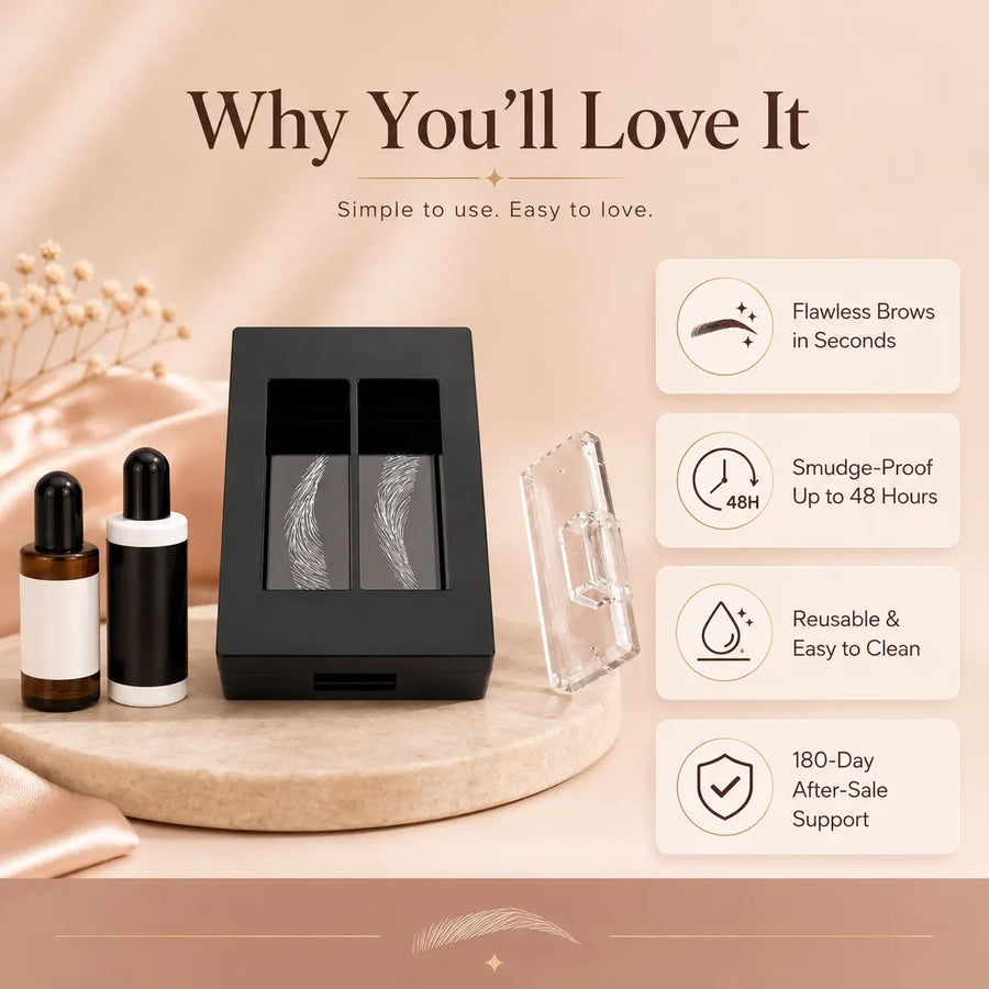 Dluvivo® BrowForm Brow Stamp Kit