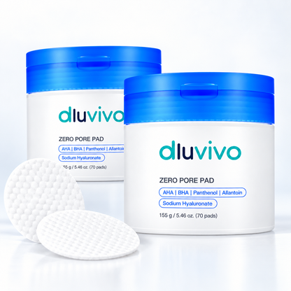 Dluvivo® Zero Pore Pads – Dual-Texture AHA + BHA Pore Care Pads