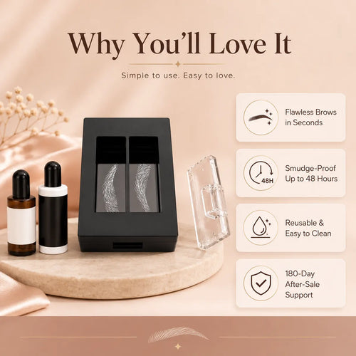 Dluvivo® BrowForm Brow Stamp Kit