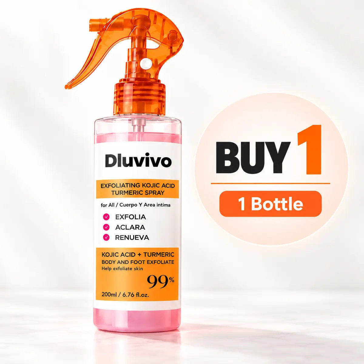 No-Scrub Face & Body Exfoliating Spray for Rough, Bumpy-Feeling Skin