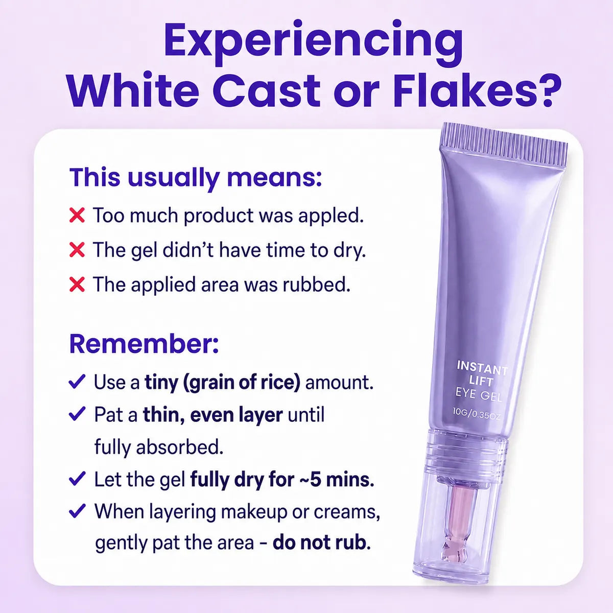 Instant Lift Eye Gel for Under-Eye Bags, Puffiness & Fine Lines