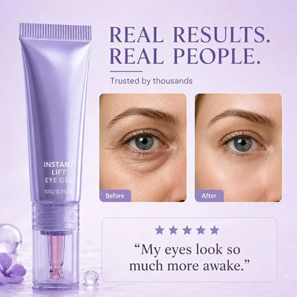 Instant Lift Eye Gel for Under-Eye Bags, Puffiness & Fine Lines